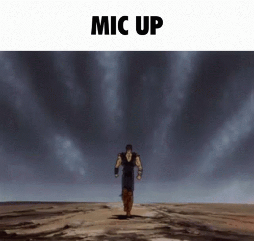 Mic Up Fist Of The North Star GIF
