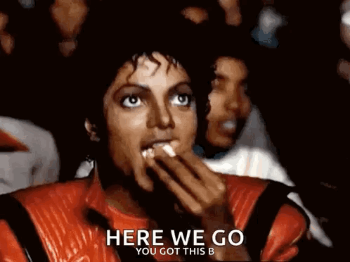 Michael Jackson Eating Popcorn GIF