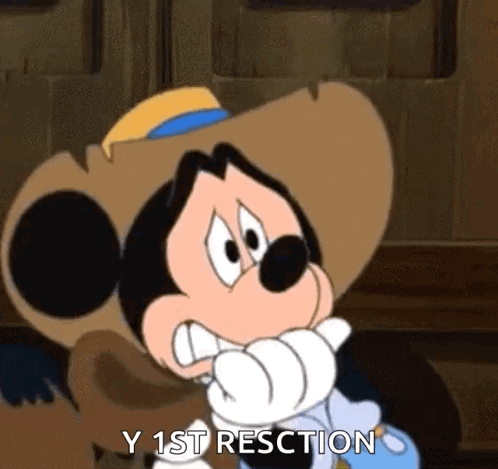 Mickey Scared GIF