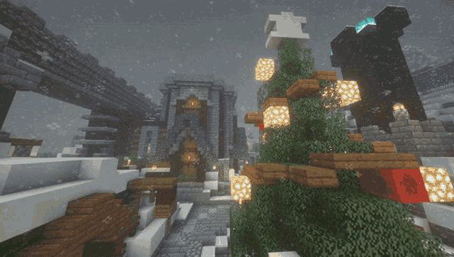 Miencraft Christmas GIF