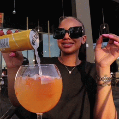 Mihlali Pour Drink GIF