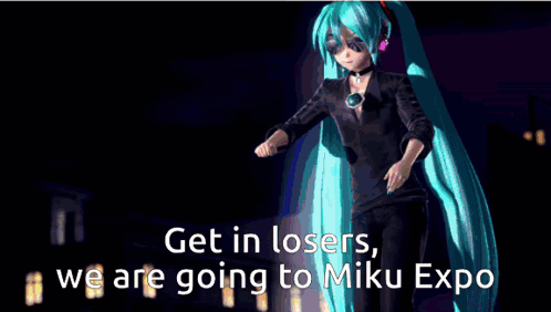 Miku Car GIF