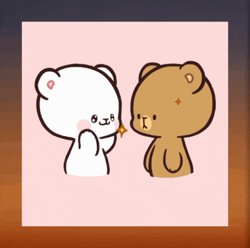 Milk And Mocha In Love GIF