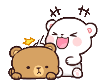 Milk And Mocha Laughing Sticker