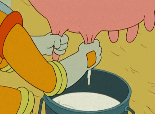 Milking Cow GIF