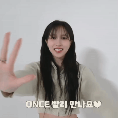 Mina Bye Mina Waving Hand GIF