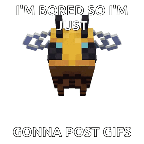 Minecraft Bee GIF