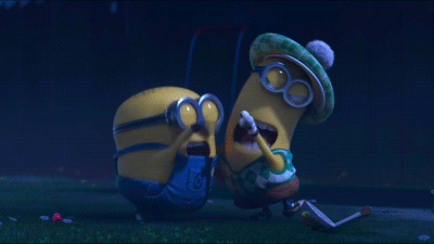 Minion Slap Fight GIF