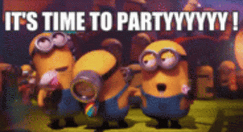 Minions Its Time To Party GIF