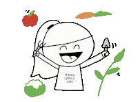 Minka Minkacomics Sticker