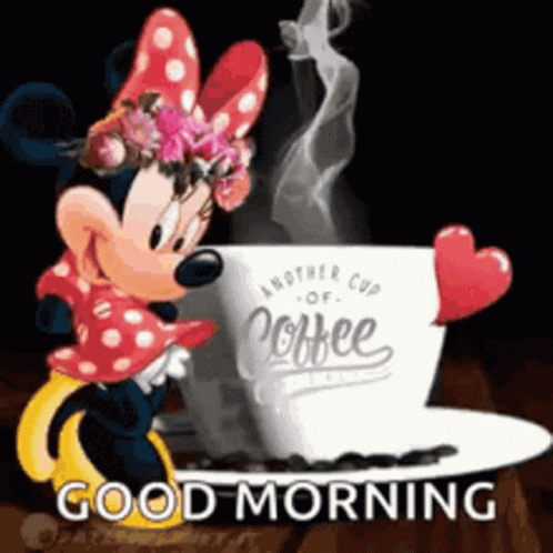 Minnie Mouse Good Morning GIF