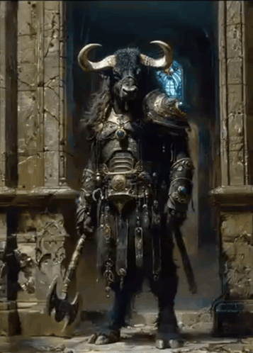 Minotaur миф GIF