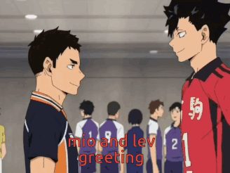 Mio And Lev Greeting GIF