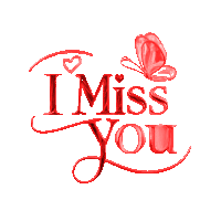Miss You Sticker