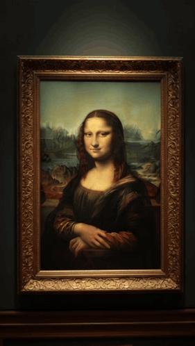 Mona Lisa Baguette Gioconda Baguette GIF
