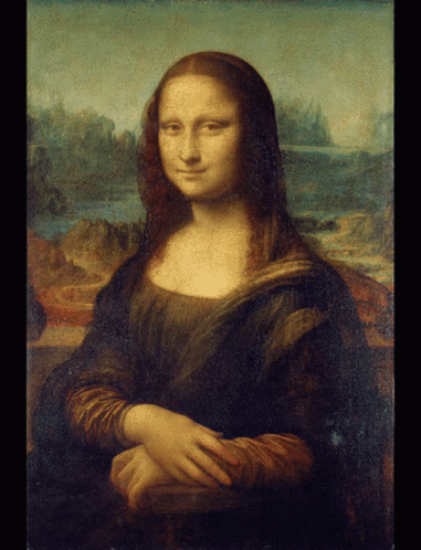 Mona Lisa Painting GIF