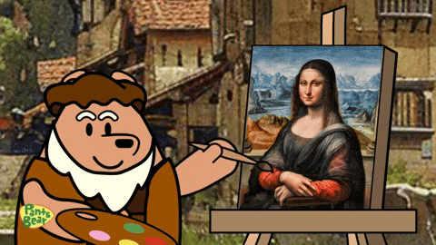 Mona Lisa Picasso GIF