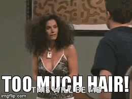 Monica Hair GIF