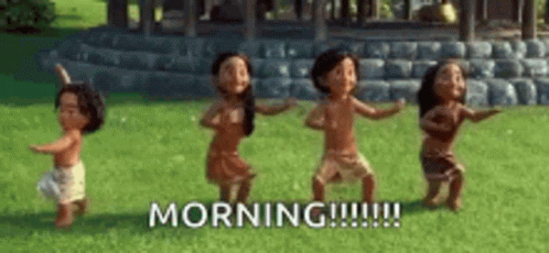 Morning Moana GIF
