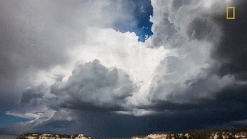 Moving Clouds World Meteorological Day GIF