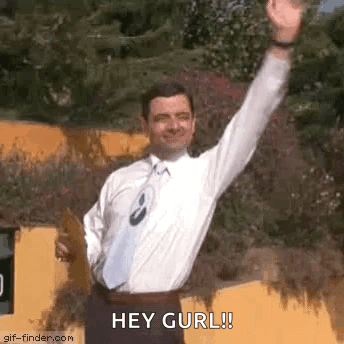 Mr Bean Wave GIF