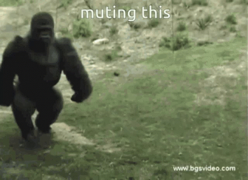 Muting This Muting Monkey GIF