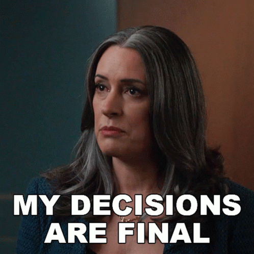 My Decisions Are Final Emily Prentiss GIF