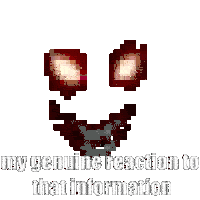 My Genuine Reaction My Genuine Reaction To That Information Sticker