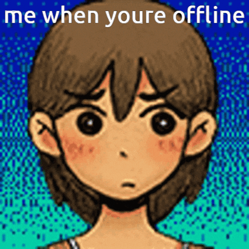 My Honest Reaction When Ur Offline GIF