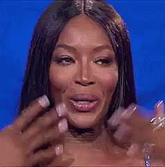 Naomi Campbell Overwhelmed GIF