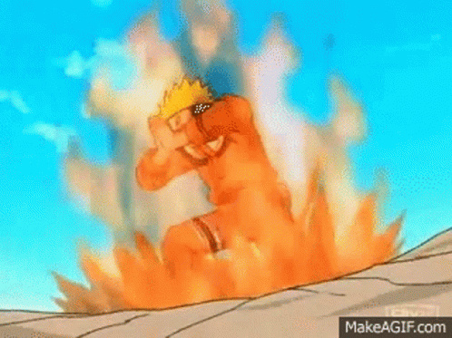 Naruto Orange Chakra GIF