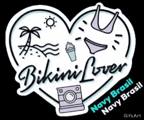 Navy Brasil Bikini Lover GIF