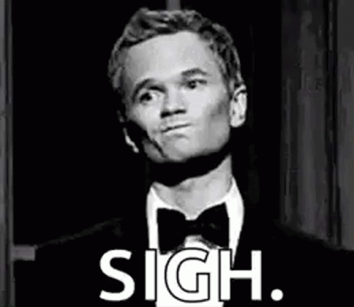 Neil Patrick Harris Sad GIF