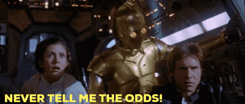 Never Tell Me The Odds Han Solo GIF