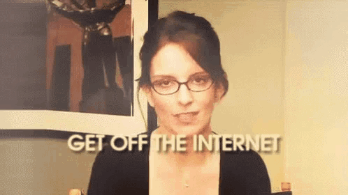 Night Get Off The Internet Its Time To Go To Bed GIF