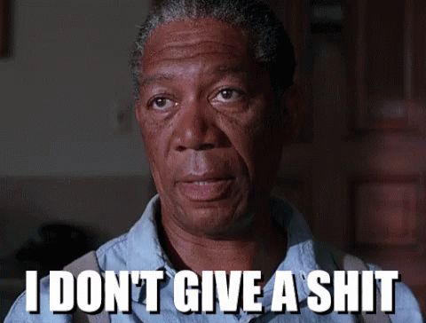 No Shits GIF