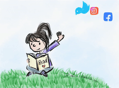 No Social Media Making Time To Read GIF