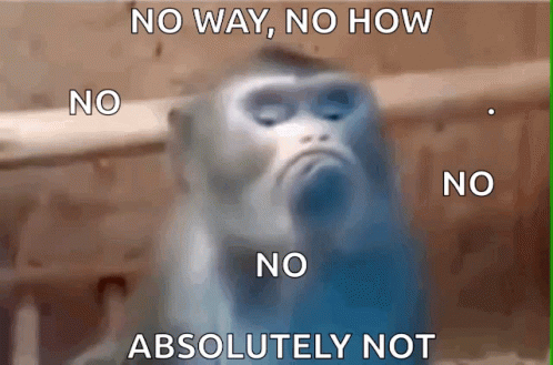 No Way GIF