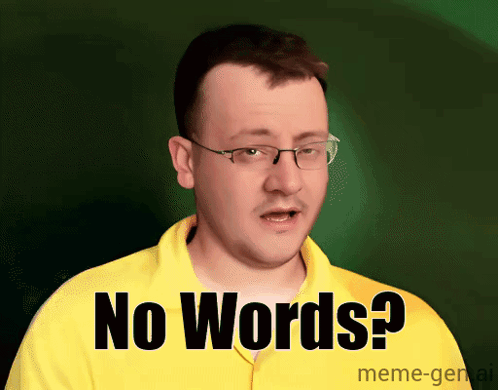 No Words I Have No Words GIF