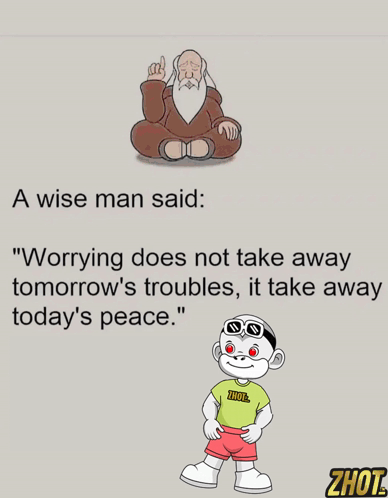 No Worries Worry Less GIF