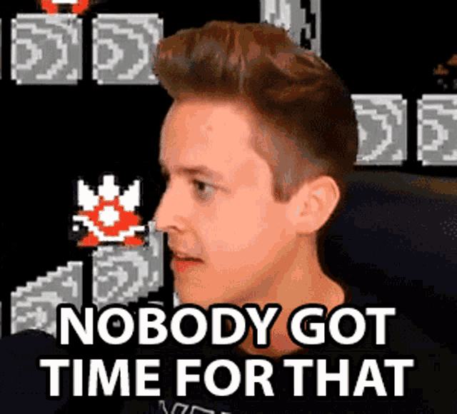 Nobody Got Time For That Red Falcon GIF