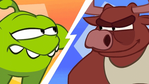 Nodding Om Nom GIF