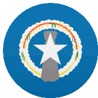 Northern Mariana Island Flags Sticker
