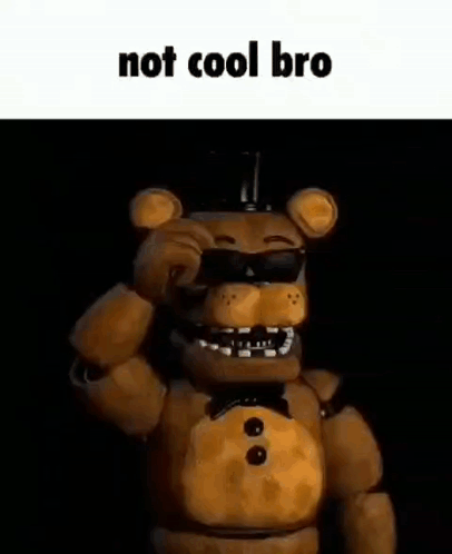 Not Cool Not Cool Bro GIF