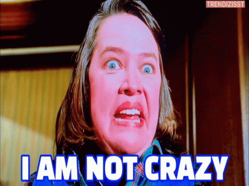 Not Crazy Annie Wilkes GIF
