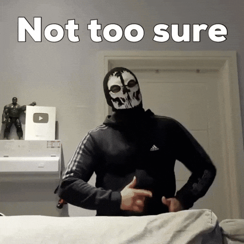 Not Too Sure Not Sure GIF