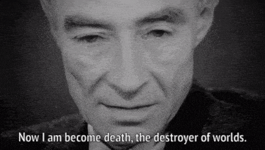 Now I Am Become Death Oppenheimer GIF