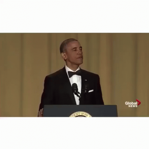 Obama Out GIF