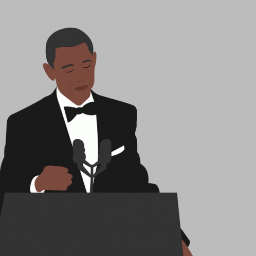 Obama Out GIF