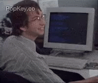 Office Space Middle Finger GIF